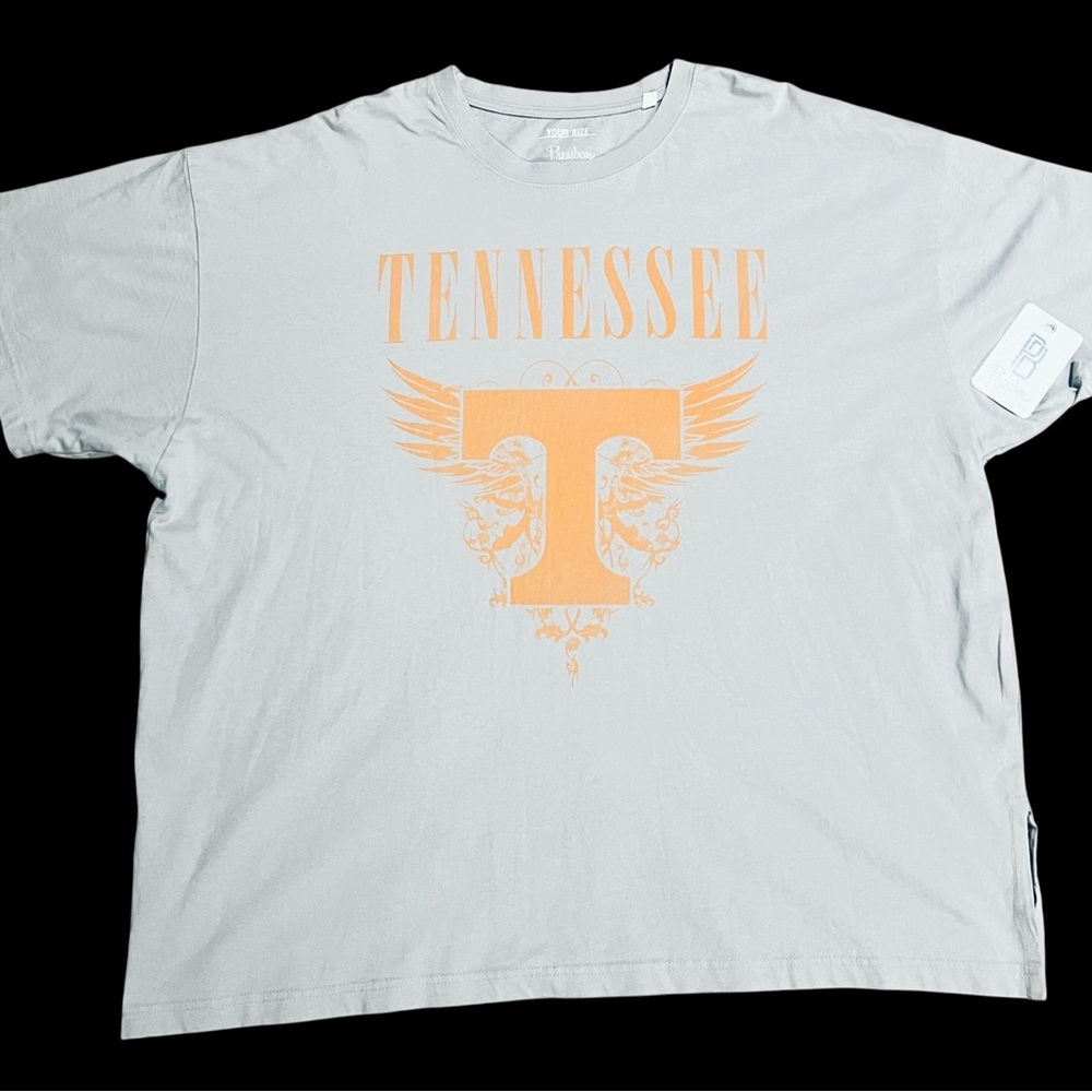 Pressbox Tennessee ONE SIZE  TShirt Crewneck Short Sleeve Cotton Blend NWT
